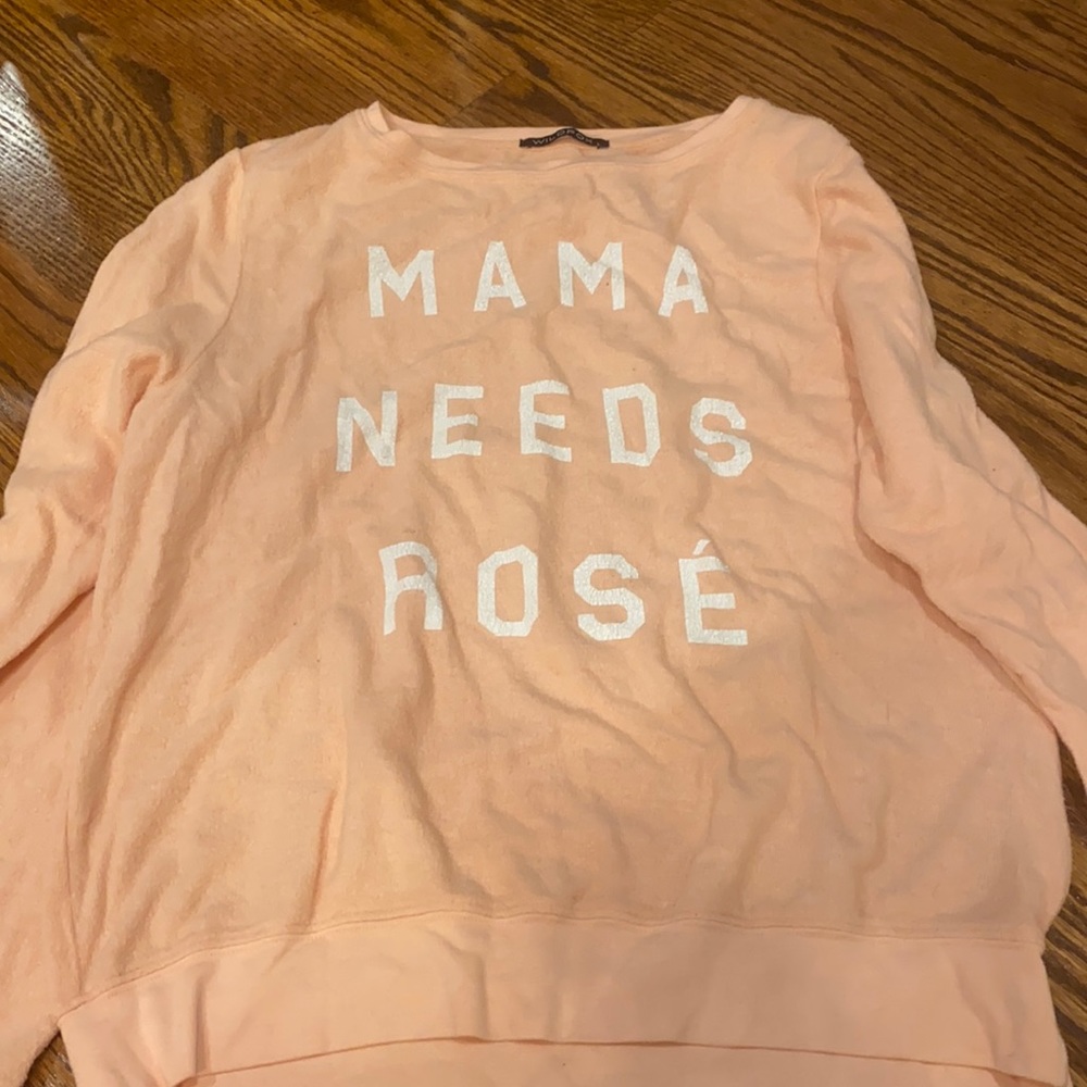 Mama needs rose sweatshirt